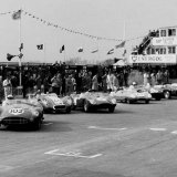 RE 653 - 102 Stirling Moss - Aston Martin DBR2, 60 Archie Scott-Brown - Lister-Jaguar , 2 Peter Collins - Ferrari