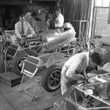 RC 966 - Workshop with Colin Chapman - July 1957