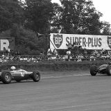 1 Graham Hill - BRM leads 10 John Surtees - Ferrari