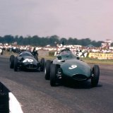9 Stewart Lewis-Evans - Vanwall, 20 Harry Schell - BRM