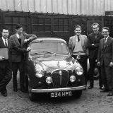 George Hulbert, Lutz Arnstein, Graham Hill, John Sprinzel and Len Adams